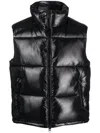 Save The Duck Aliantus Puffer Vest Jacket In Black
