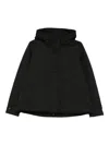 Save The Duck Lightweight Black Jacket With High Collar In Black