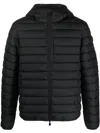 Save The Duck Black 'juncus' Short Down Jacket