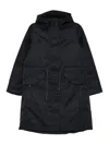 Save The Duck Joel Drawstring-waist Hooded Jacket In Black