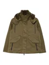 Save The Duck Eco-friendly Green Jacket With Plush Lining In Green