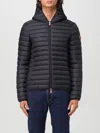 Save The Duck Quilted Zipper Cotton Clothes In Schwarz