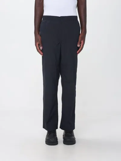 Save The Duck Slim Fit Stretch Technical Fabric Trousers With Elasticated Waist By In Blue