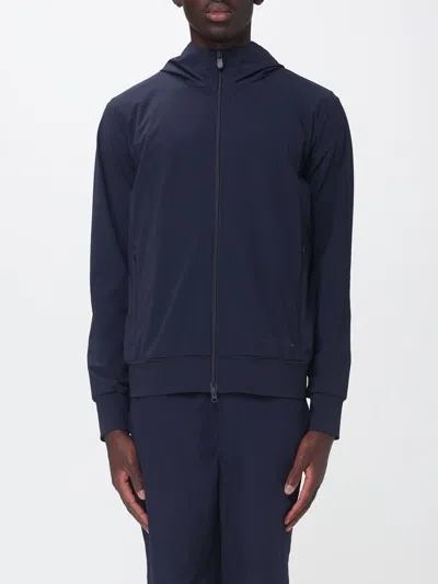Save The Duck Luiz Technical Stretch Nylon Zipped Hoodie By In Blue