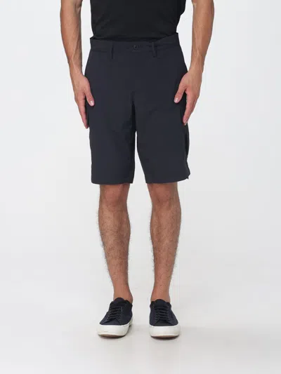 Save The Duck Technical Stretch Fabric Cargo Shorts With Belt Loops By In Blue