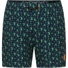 Save The Duck Blue Getu Swim Shorts For Boy With Gecko Print In Blue