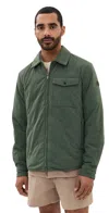 Save The Duck Green Lightweight Jacket With Zip Closure In Thyme Green