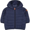 SAVE THE DUCK BLUE NENE DOWN JACKET FOR BABY BOY WITH LOGO