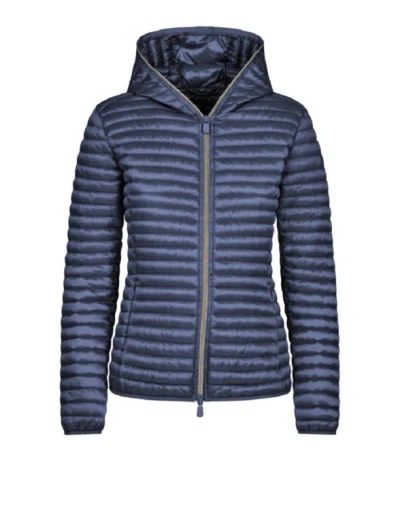 Save The Duck Blue Quilted Jacket