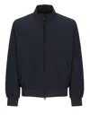 Save The Duck Blue Tech Fabric Waterproof Finlay Jacket In Blue