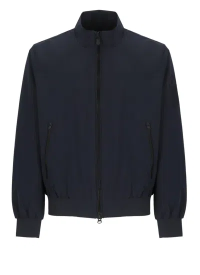 Save The Duck Blue Tech Fabric Waterproof Finlay Jacket