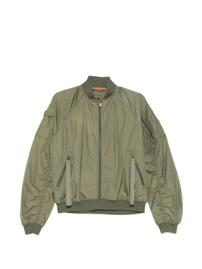 Save The Duck Bomber Lil Verde Militare  In Green