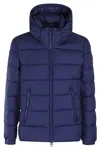 Save The Duck Boris Giubbotto Cappuccio In Eclipse Blue