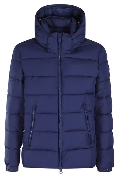 Save The Duck Boris Giubbotto Cappuccio In Eclipse Blue