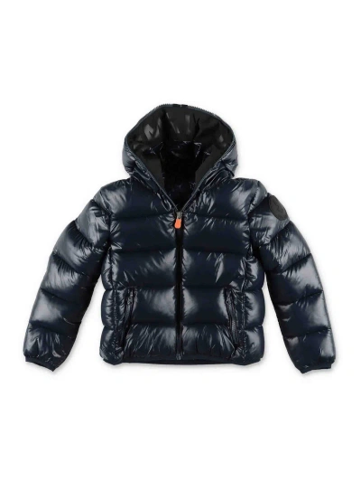 Save The Duck Kids' Boy Padded Jacket In Blue