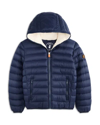 Save The Duck Boys' Finnegan Puffer Jacket - Little Kid, Big Kid In Blue