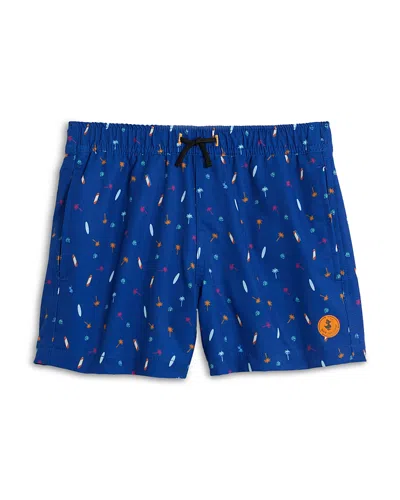 Save The Duck Boys' Getu Swim Trunks - Little Kid, Big Kid In Blue