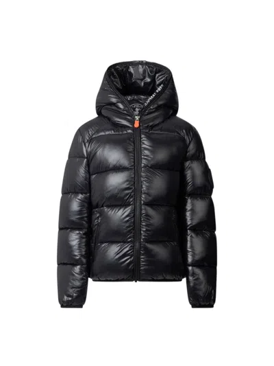 Save The Duck Boys' Mini Hooded Jacket In Black