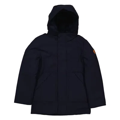 Save The Duck Kids' Boys Navy Blue Albi Hooded Parka