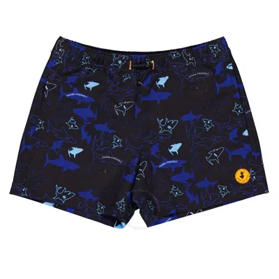 Save The Duck Kids'  Boys Printed Swim Trunks In Black