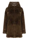 Save The Duck Coat  Woman Color Grey In Brown