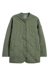 Save The Duck Bubble Water Repellent Quilted Jacket In Thyme Green