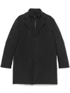Save The Duck Byron Trench Coat In Black