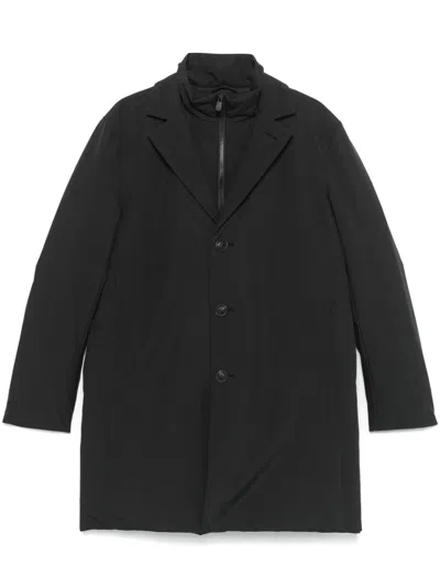 Save The Duck Byron Trench Coat In Black