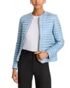 Save The Duck Carina Packable Puffer Jacket In Dusty Blue