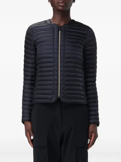 Save The Duck Carina Quilted Jacket In Blue