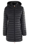 Save The Duck Carol Hooded Quilted Jacket In Black