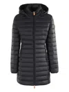 Save The Duck Carol Hooded Quilted Jacket In Black