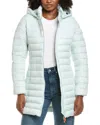 Save The Duck Cate Long Jacket In Blue
