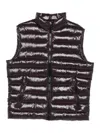 Save The Duck Lightweight Sleeveless Puffer Vest With Glossy Finish In Black