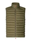 Save The Duck Adam Vest In Dark Green
