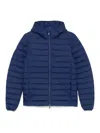 Save The Duck Juncus Hooded Jacket Eclipse Blue In Blue