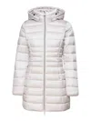 Save The Duck Down Jacket With Hood In Beige