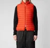 SAVE THE DUCK CHARLOTTE PUFFER VEST IN POPPY RED