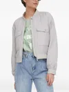 Save The Duck Chest-pockets Zip-fastening Jacket In Gray