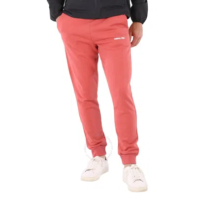 Save The Duck Clay Pink Logo Print Sweatpants In Orange