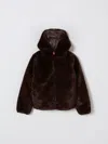 Save The Duck Fur  Kids Color Brown In Brown