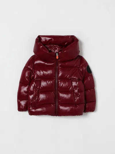 Save The Duck Coat  Kids Color Wine In Burgundy