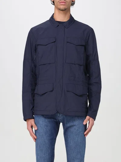 Save The Duck Coat  Men Color Blue In Blue