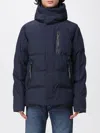 Save The Duck Coat  Men Color Blue In Blue