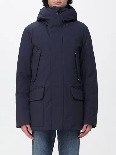 Save The Duck Coat  Men Color Blue
