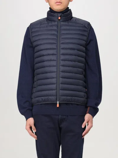 Save The Duck Coat  Men Color Blue In Blau