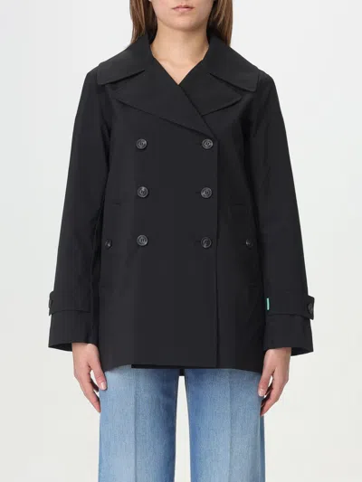 Save The Duck Coat  Woman Color Black In Black