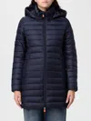 Save The Duck Coat  Woman Color Blue In Blue
