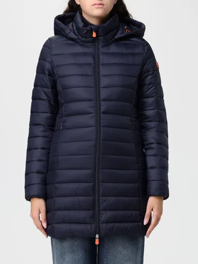 Save The Duck Coat  Woman Color Blue