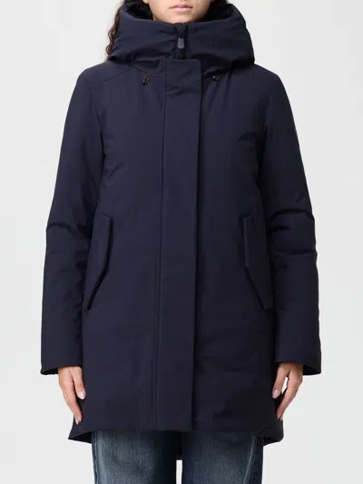 Save The Duck Coat  Woman Color Blue